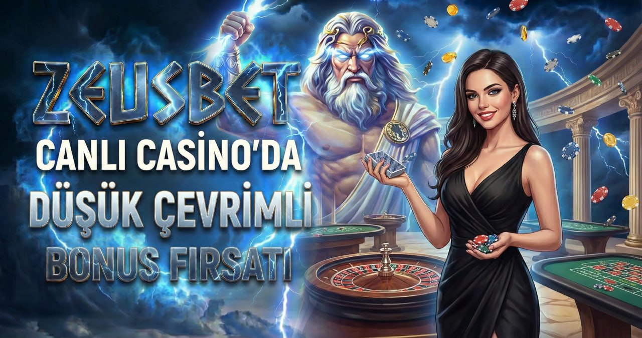 CANLI CASİNO DA KOLAY ÇEVRİMLİ BONUS (%50)